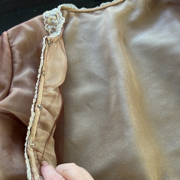 Magnificent YSA Makino Custom Made Evening Gown and Bolero Jacket Sz 6 - Picture 16 of 16